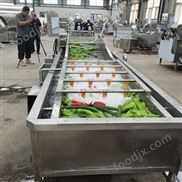預(yù)制菜清洗機,果蔬氣泡清洗風(fēng)干線
