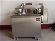 供應食品廠自動出料油水混合油炸設備 半自動油炸設備 自動攪拌 色澤均勻 自動出料油炸設備