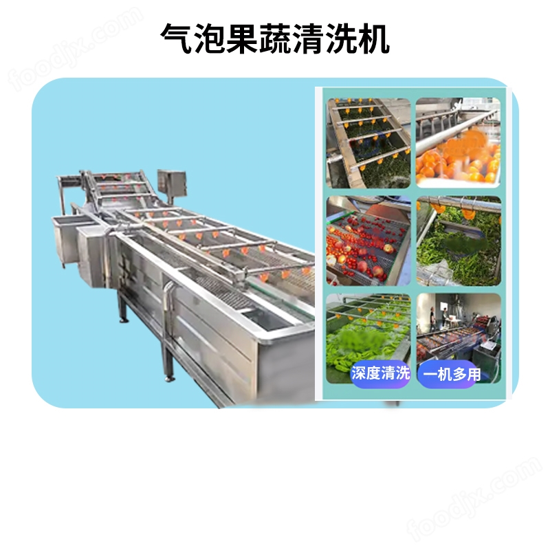 高壓氣泡清洗機山藥木薯牛蒡果蔬清洗設備